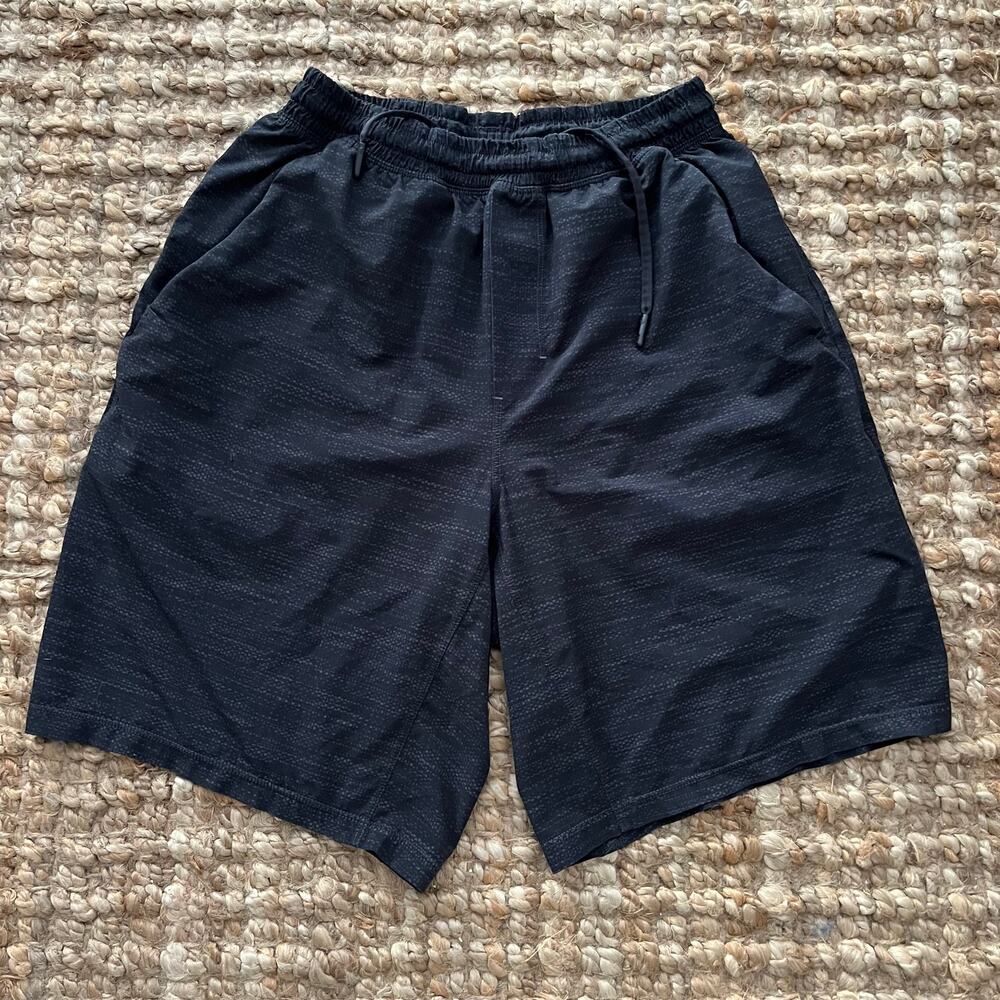 Lululemon Pace Breaker 9" Linerless Shorts Textured Black Men S